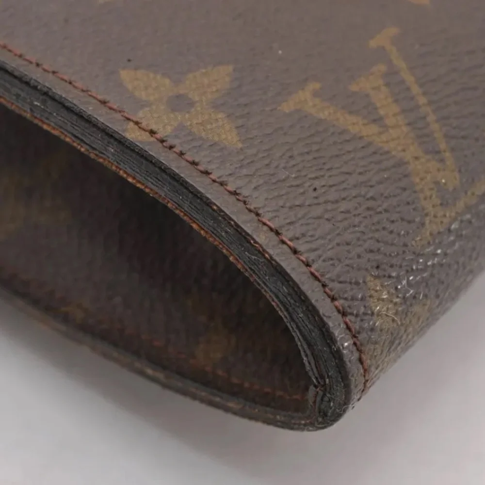 Louis Vuitton Monogram Poche Ministre Document Case Authentic Vintage 70s Model